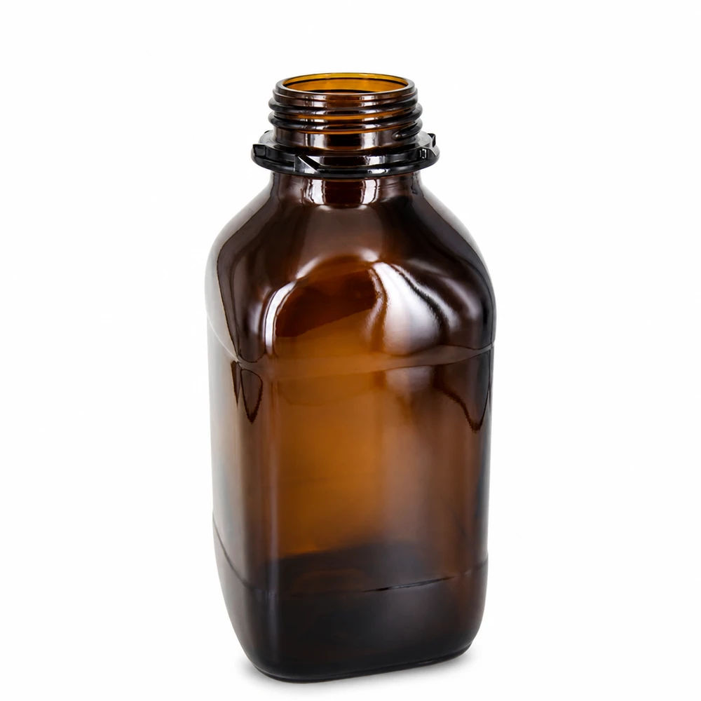 1000ml Chemikalienflasche Braunglas DIN 54 - Professionelle Lagerlösung 1000ml Braunglas Chemikalienflasche für professionelle Laboranwendungen und sichere Chemikalienlagerung