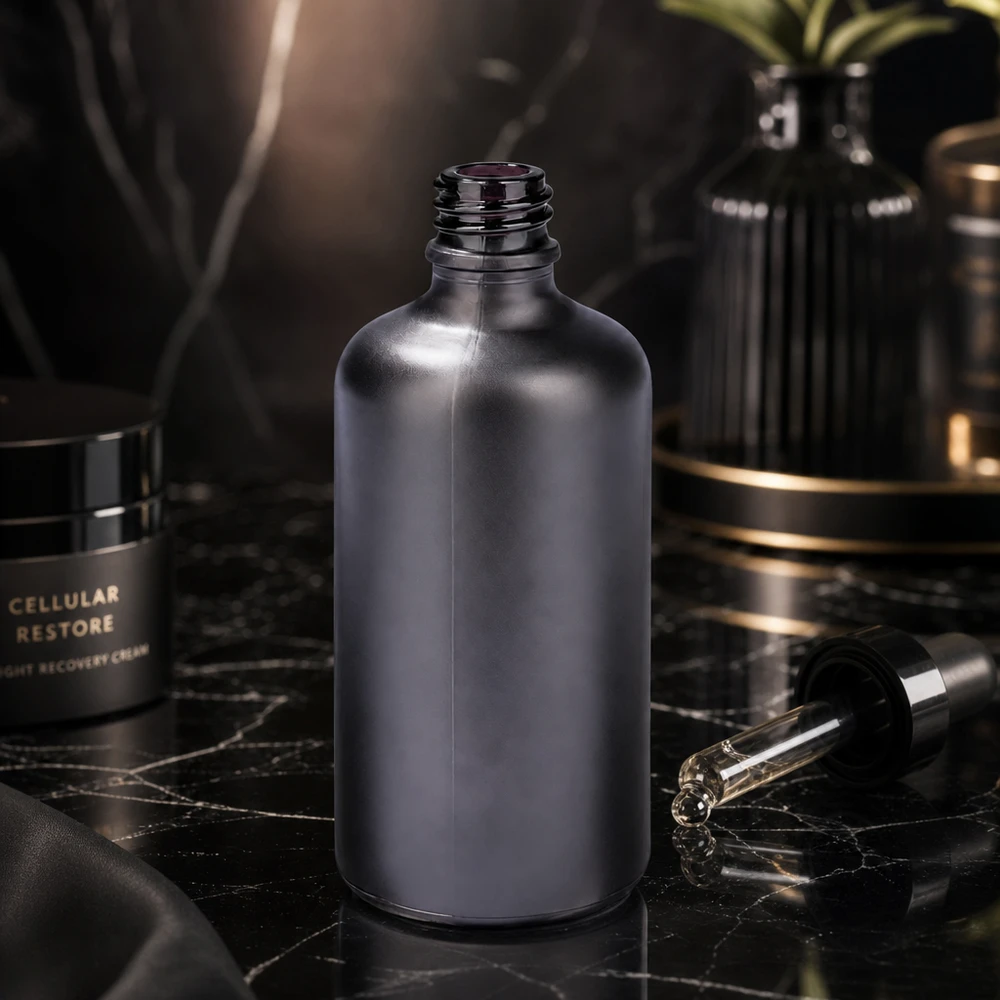 100ml Apothekerflasche BlackLine UT18/100 UNiTWIST aus hochwertigem Material für professionelle Gewerbeanwendung