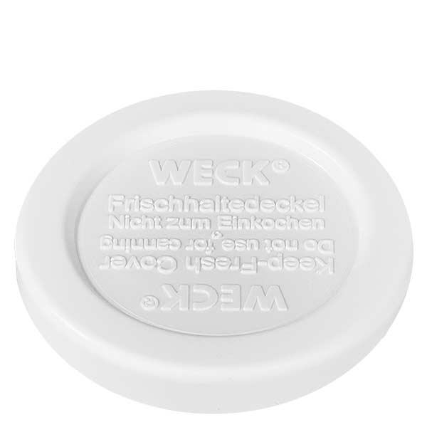 WECK Frischhaltedeckel RR40 WECK Frischhaltedeckel RR40 weiß aus Kunststoff für Einmachgläser zum luftdichten Verschließen von Konserven