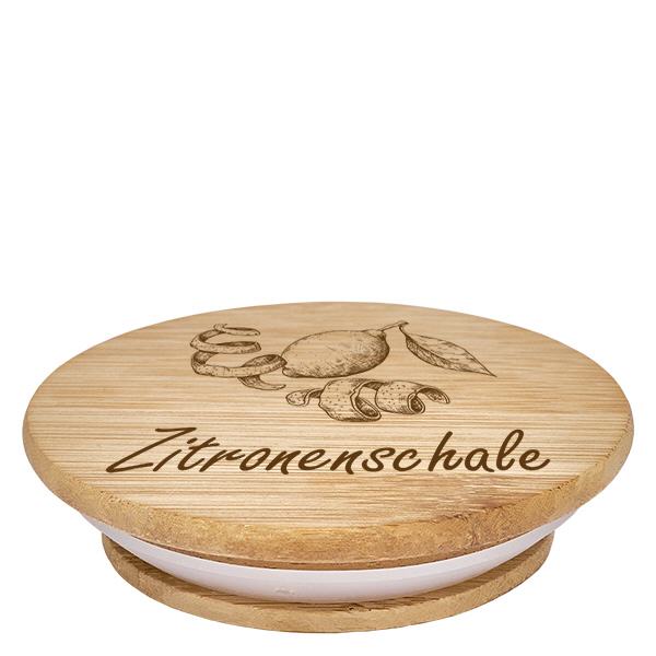 Holzdeckel "Zitronenschale" für WECK RR60 Holzdeckel "Zitronenschale" für WECK RR60
