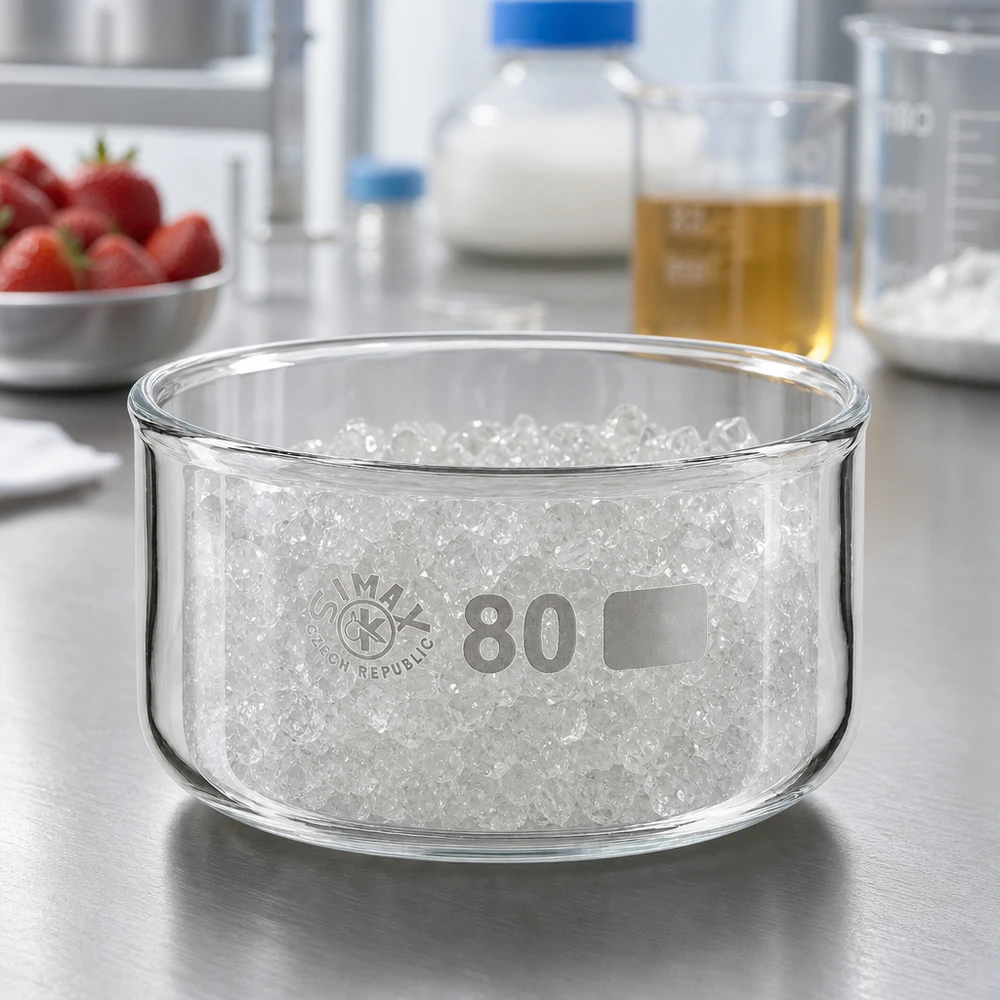 150ml Kristallisierschale ohne Ausguss Borosilikat ø80mm Kristallisierschale 150ml aus Borosilikatglas ohne Ausguss Durchmesser 80mm für Labor und Gewerbe