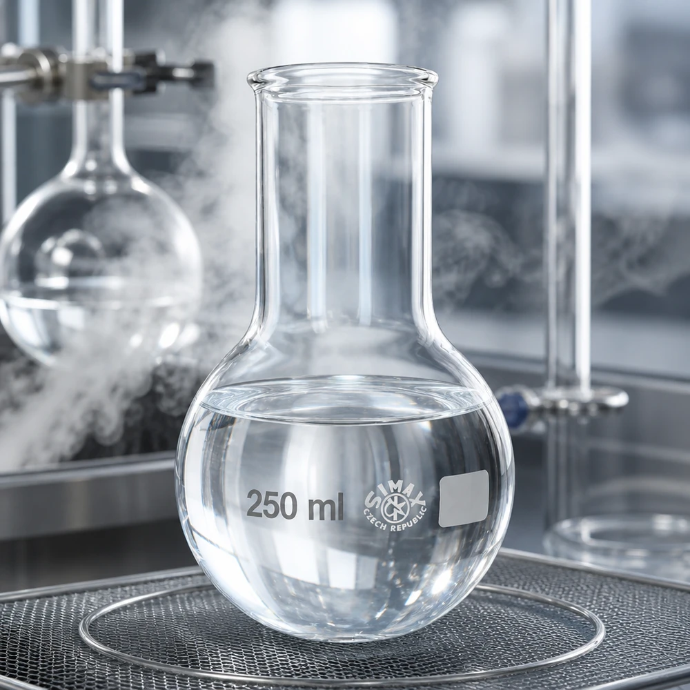 Rundkolben 250ml Weithals Rundkolben 250ml Weithals aus Borosilikatglas für professionelle Laboranwendungen bei Pacadura.de