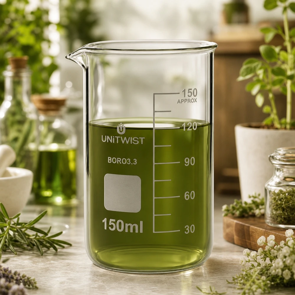 Becherglas 150ml Borosilikat hohe Form UNITWIST für professionellen Laboreinsatz im Fachhandel