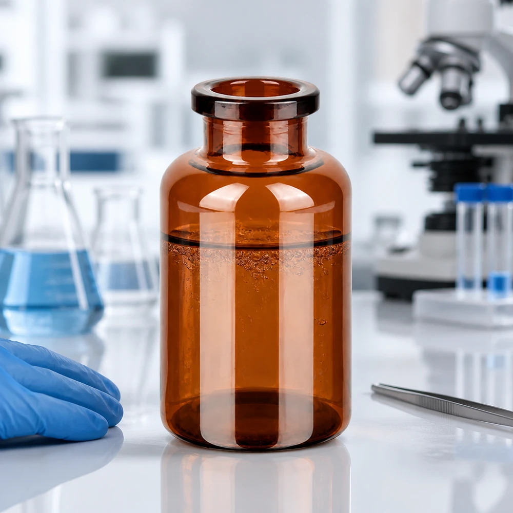Injektionsflasche Braunglas 20ml für pharmazeutischen und gewerblichen Einsatz im Labor