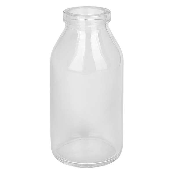 Round 100ml klar, Öffnung 22mm, ohne Korken 22/26