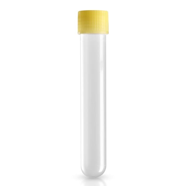 Reagenzröhrchen 13ml 16/100 Schraubverschluss gelb