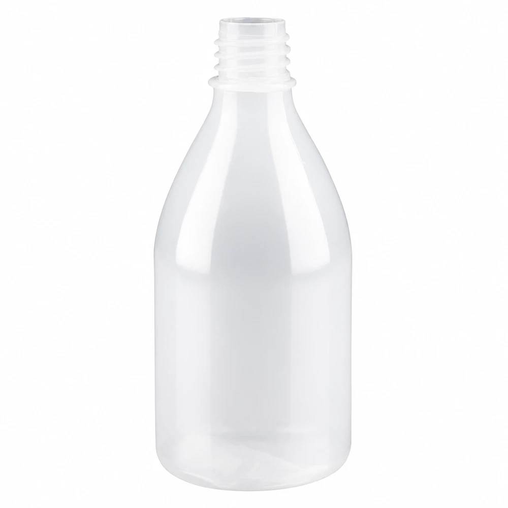 100ml Laborflasche Enghals aus LDPE transparent ohne Verschluss für professionellen Laboreinsatz