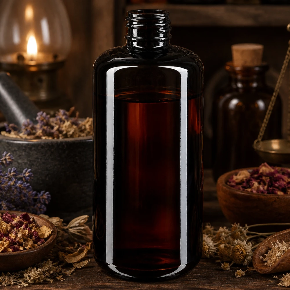 200ml Violettglas Kosmetikflasche Draco Miron für professionelle Kosmetikverpackung im Fachhandel