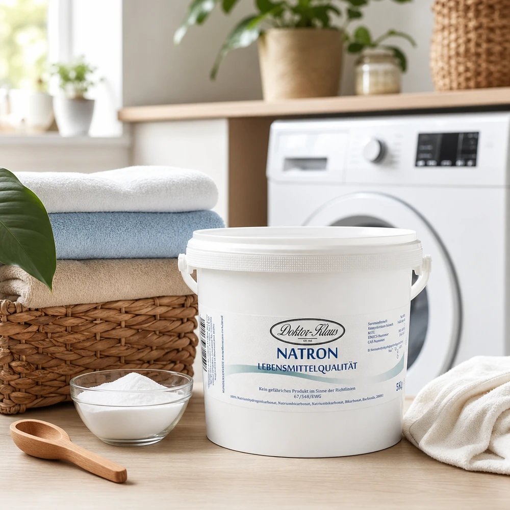 Natron 5kg Doktor-Klaus 5kg Natron Doktor Klaus Lebensmittelqualität Großpackung für gewerblichen Einsatz Reinigung Backen Haushaltschemie