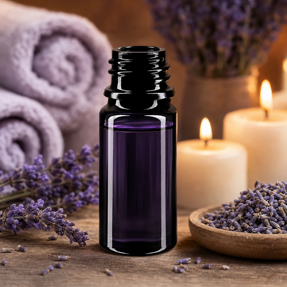 5ml Tropfflasche Orion Violettglas Miron für professionelle Aromatherapie und ätherische Öle im Fachhandel