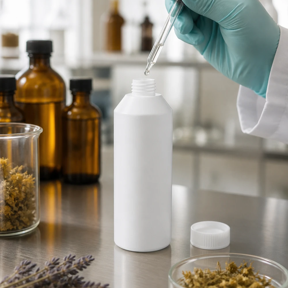Apothekenflasche HDPE 250ml weiß, ohne Verschluss Apothekerflasche HDPE 250ml weiß ohne Verschluss für professionellen Laboreinsatz im Fachhandel
