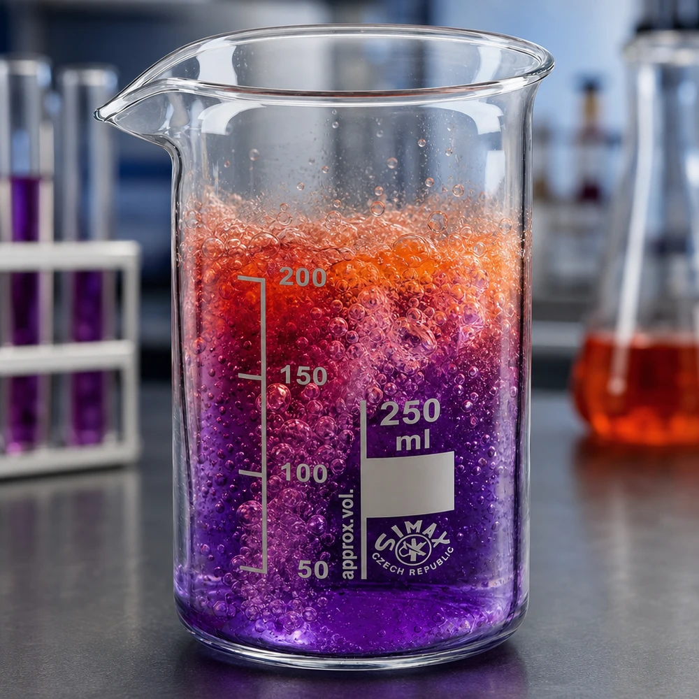 Becherglas 250ml Borosilikatglas, hohe Form Becherglas 250 ml Borosilikatglas hohe Form mit Skalierung für professionellen Laboreinsatz