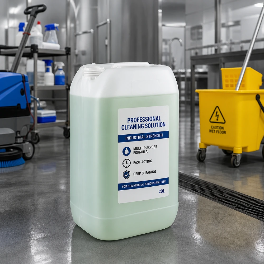 Leerer 15-Liter-Kunststoffkanister für gewerblichen Einsatz ohne Verschluss aus HDPE