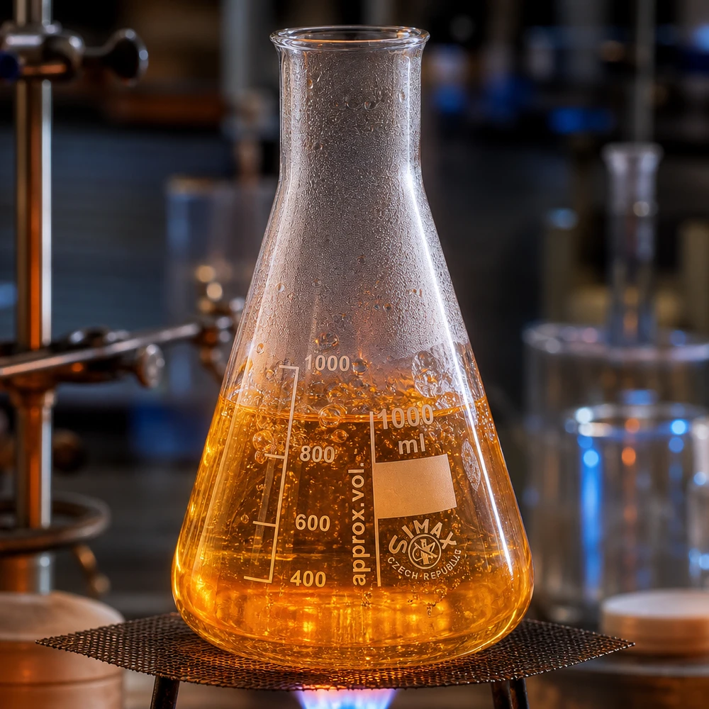 Erlenmeyerkolben 200ml Weithals aus Borosilikatglas für professionelle Laboranwendungen bei Pacadura.de