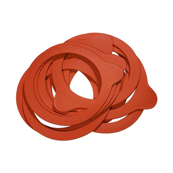 Einkochring Naturgummi RR60 orange Dichtungsringe für Einmachgläser Weckgläser Gummiringe Einkochen