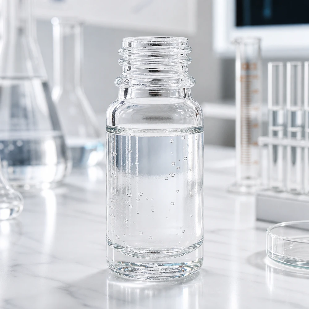 10ml Apothekerflasche ClearLine DIN18 aus Klarglas mit UNiTWIST-Verschluss für professionellen Einsatz
