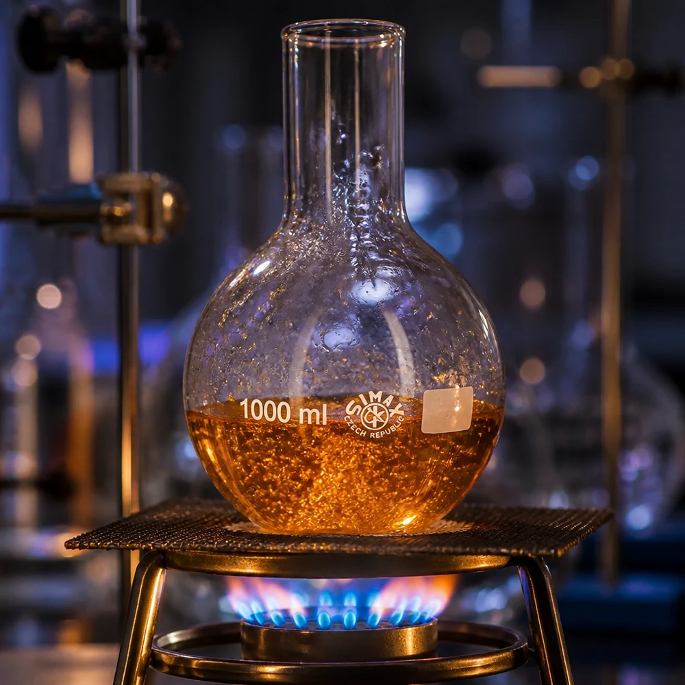 Stehkolben 1000ml Weithals Stehkolben 1000ml Weithals aus Borosilikatglas für professionelle Laboranwendungen bei Pacadura.de