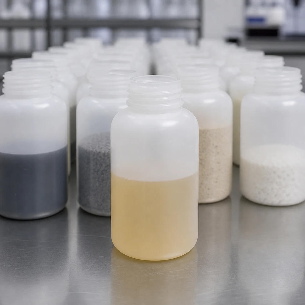 500ml Laborflasche Weithals ohne Verschluss 500ml Weithals-Laborflasche aus HDPE für professionellen Laboreinsatz ohne Verschluss
