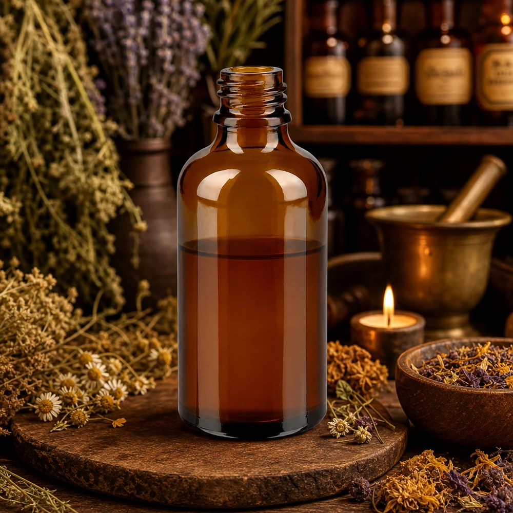 50ml braune Apothekerflasche aus hochwertigem ApoGlas für professionelle Anwendung in Pharmazie und Labor