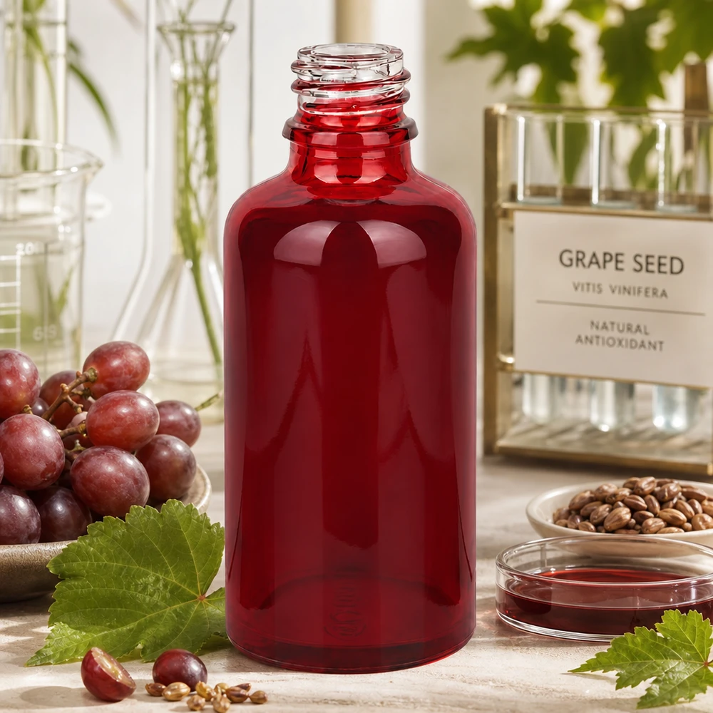 50ml Apothekenflasche RedLine UT18/50 UNiTWIST 50ml Apothekerflasche rot Glas RedLine UT18/50 UNiTWIST für professionelle Anwendung Kosmetik Pharmazie