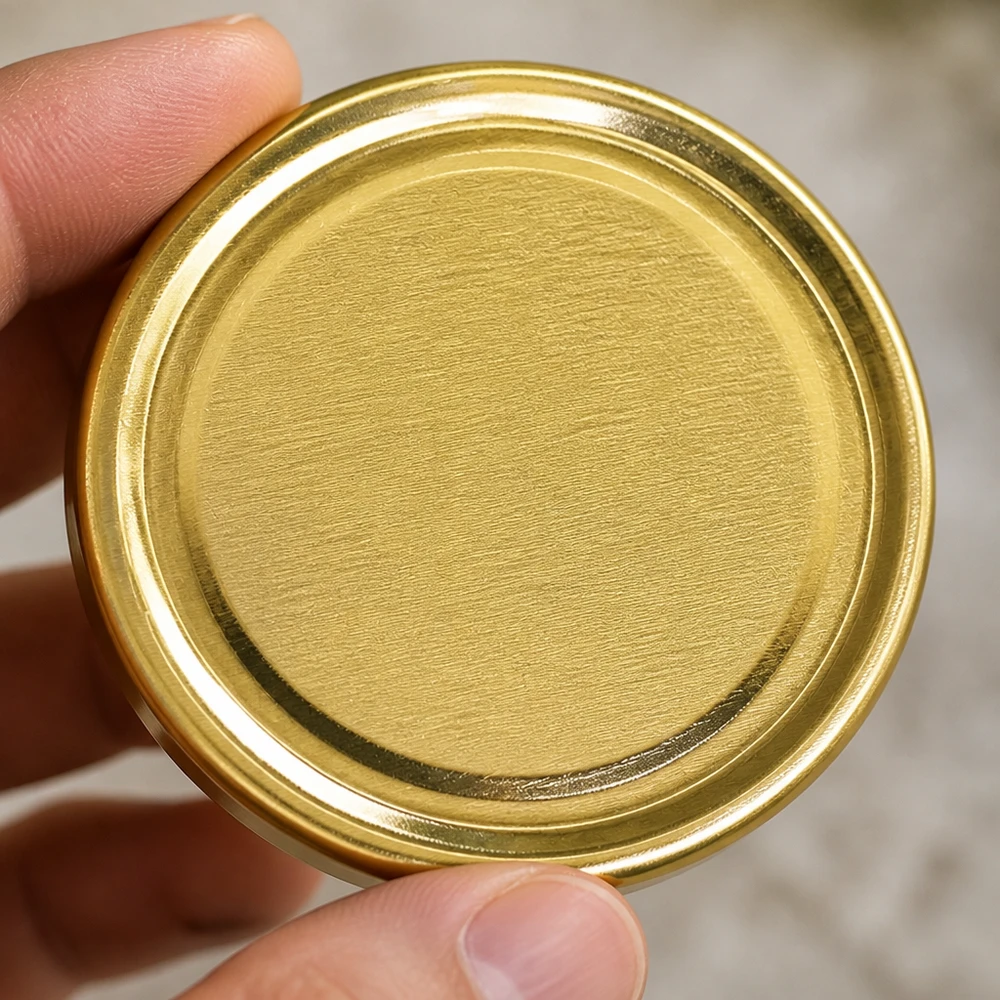 TO43 Golddeckel UNiTWIST BioSeal BPA-NI unitemp Twist-Off Verschluss 43mm für Gewerbebetriebe