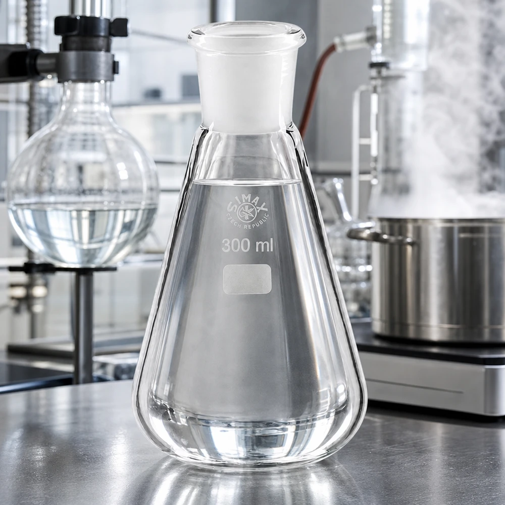 Erlenmeyerkolben 300ml mit Normschliff (29/32) Erlenmeyerkolben 300ml Glas mit Normschliff 29/32 für Labortechnik und professionelle Anwendungen
