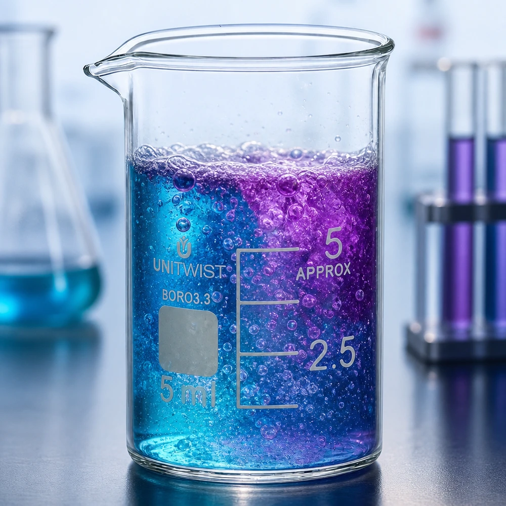 Becherglas 5ml Borosilikat 3.3 niedrige Form UNiTWIST Laborglas für professionellen Einsatz