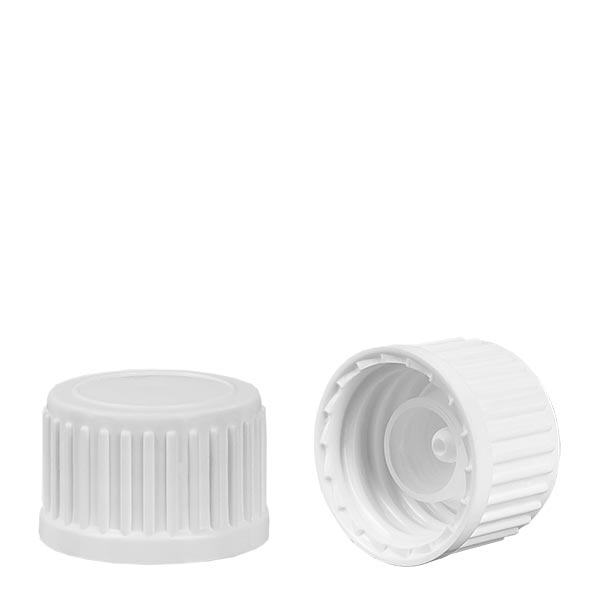 Schraubverschluss m Globuligiessring weiß 18mm Standard