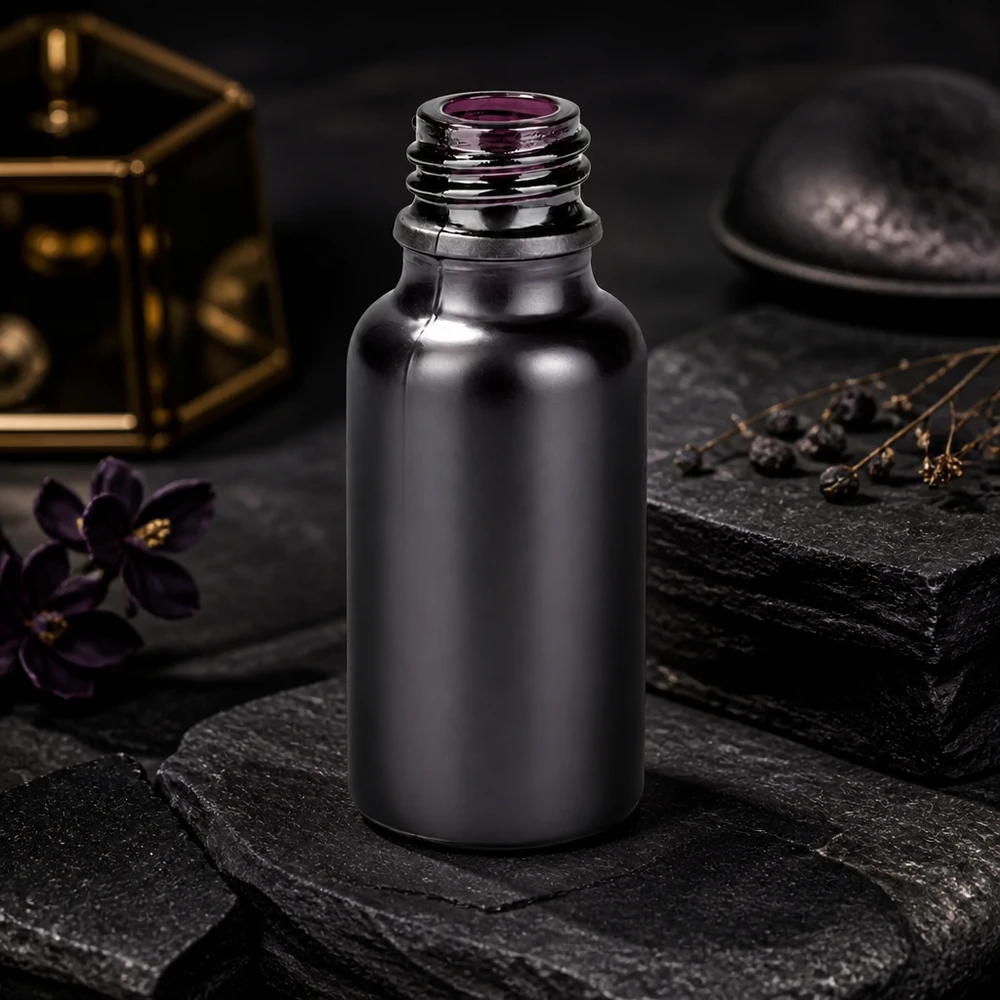 20ml BlackLine Apothekerflasche UT18/20 UNiTWIST schwarz für professionelle Anwendung Pacadura Fachhandel