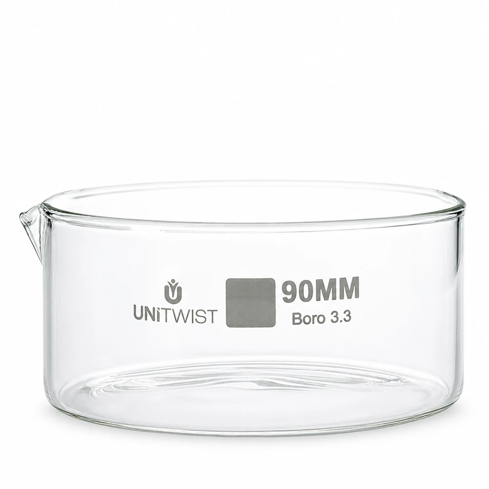Kristallisierschale 90mm Borosilikatglas Boro 3.3 UNiTWIST für Labor und Gewerbe