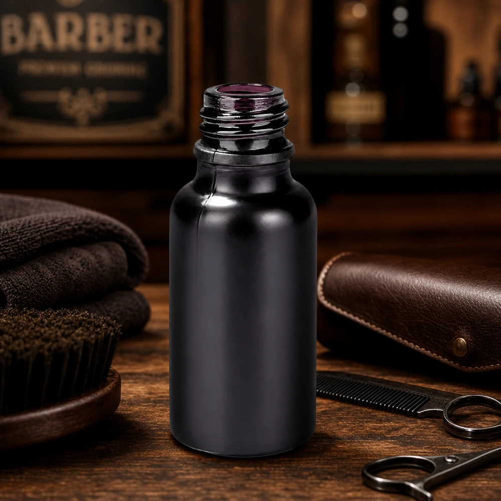 20ml Apothekerflasche BlackLine UT18/20 UNiTWIST schwarz matt für professionelle Anwendung im Fachhandel
