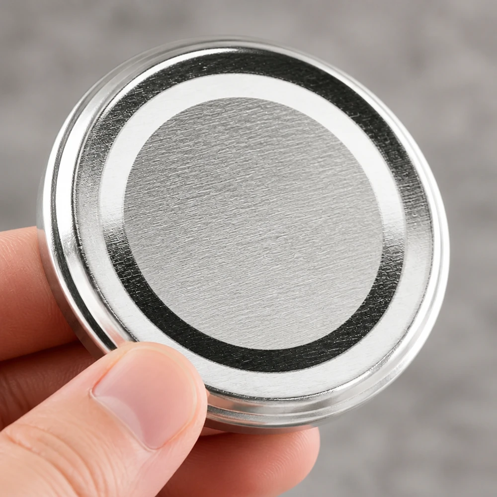 66mm BasicSeal Einmachdeckel TO66deep silber Metalldeckel mit Dichtung für gewerbliche Abfüllung UNiTWIST