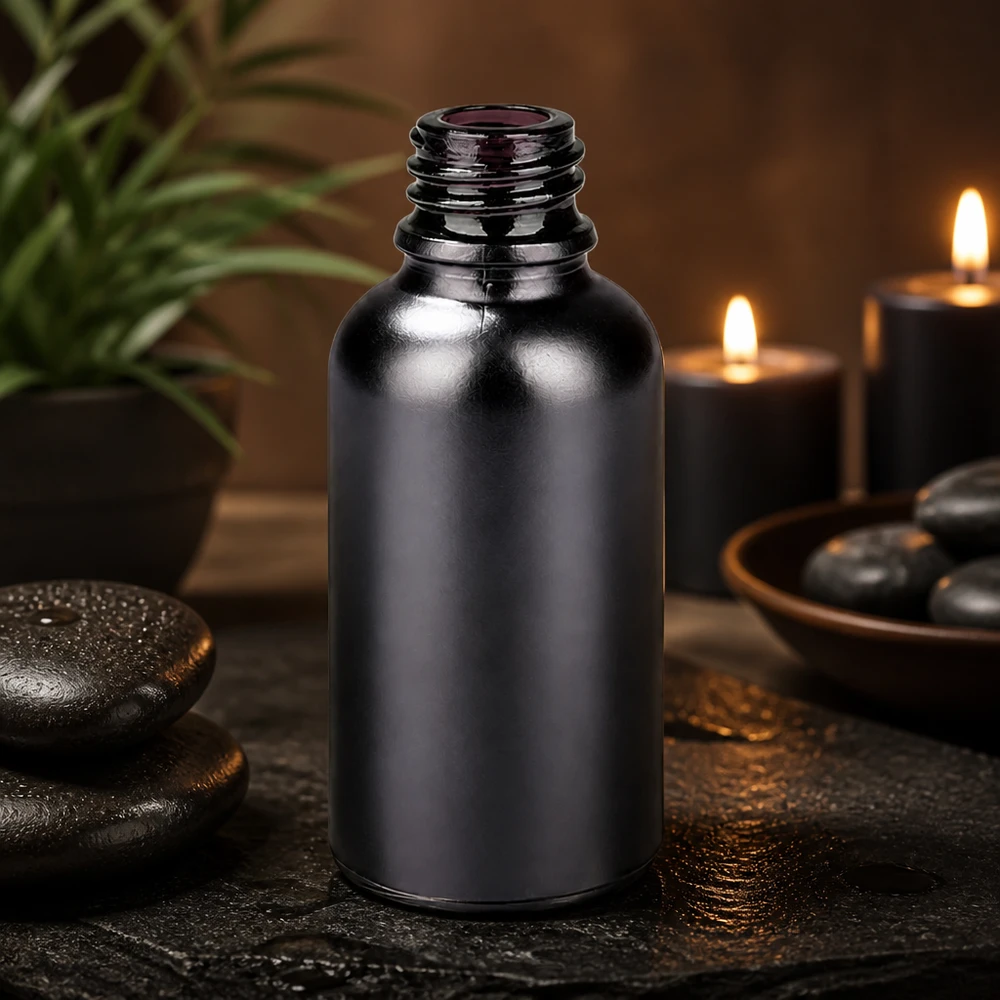 30ml Apothekerflasche BlackLine UT18/30 UNiTWIST schwarz für professionellen Einsatz im Fachhandel