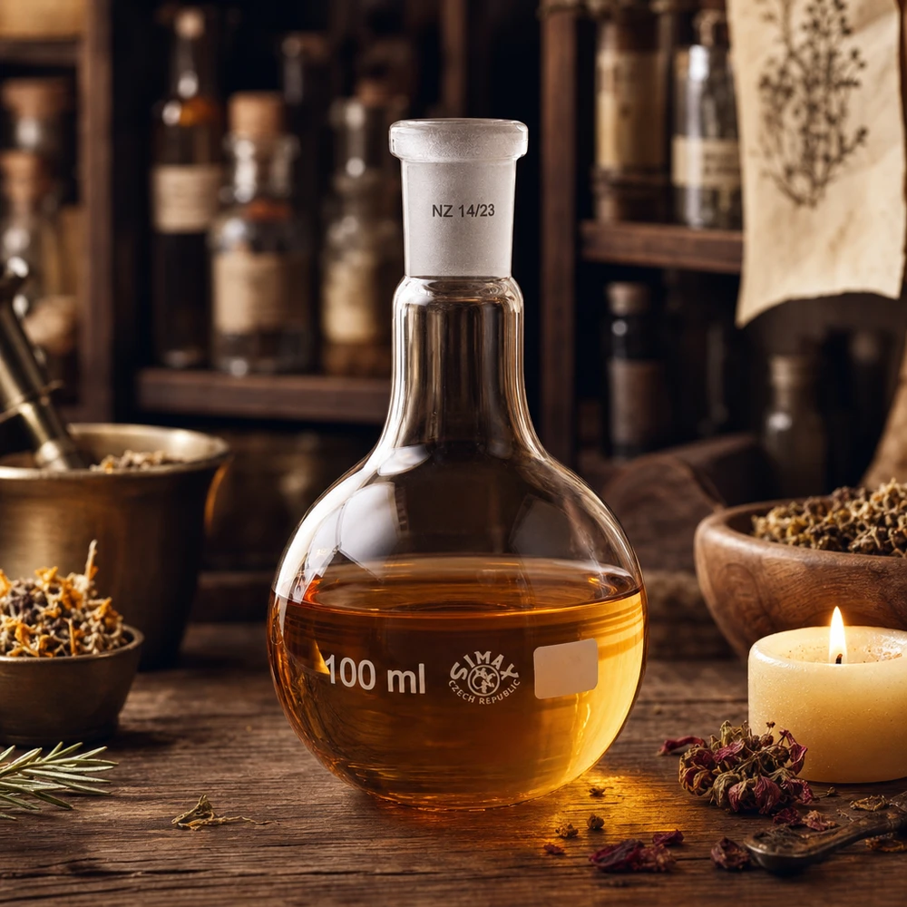 Stehkolben 100ml Glas mit Normschliff NS 14/23 für Labor und professionelle Anwendungen