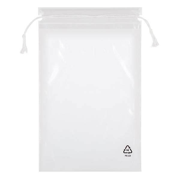Beutel mit Kordelzug (100er Pack) 150x210mm/50µm