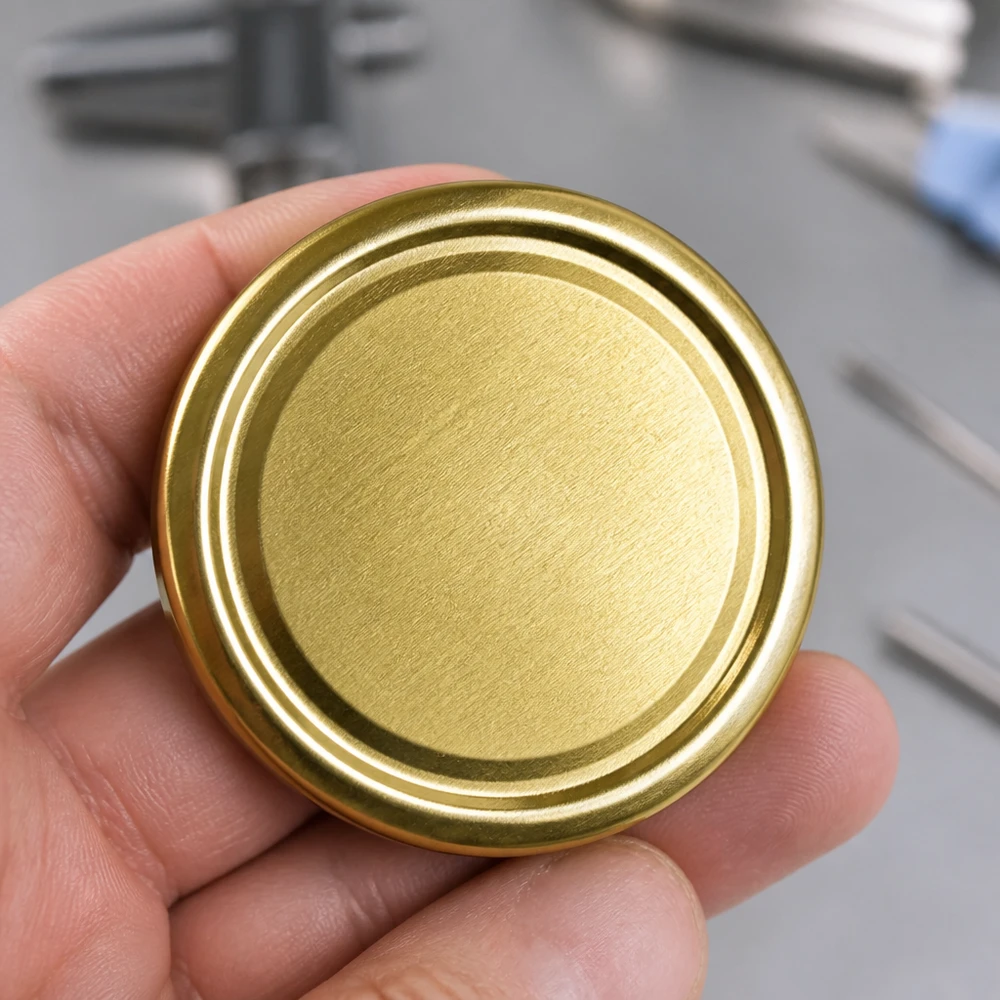 100mm BasicSeal Deckel gold (TO100) UNiTWIST 100mm Twist-Off Deckel TO100 gold BasicSeal Metalldeckel für Gläser Großhandel Pacadura