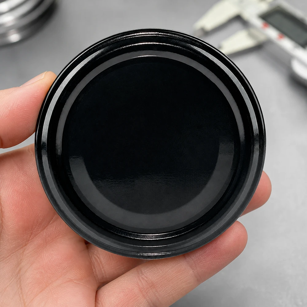 UNiTWIST TO82 Twist-Off-Deckel schwarz BioSeal BPA-NI Metalldeckel für Einmachgläser Gewerbe