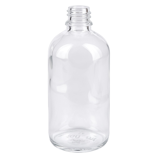 100ml Apothekenflasche ClearLine UT18/100 UNiTWIST 100ml Apothekenflasche ClearLine DIN18 Klarglas UNiTWIST für professionelle Abfüllung und Pharmaanwendung