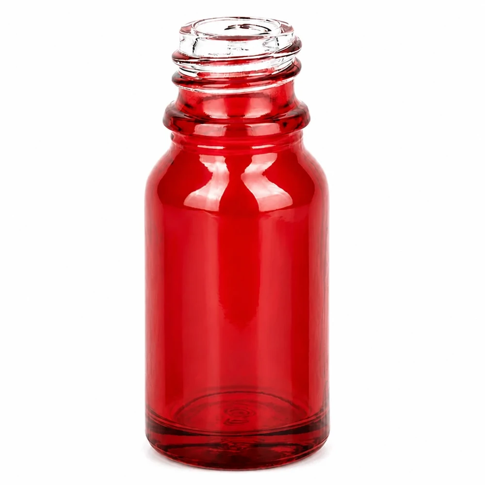 10ml Apothekerflasche aus rotem Glas UT18/10 UNiTWIST für pharmazeutische und gewerbliche Anwendungen