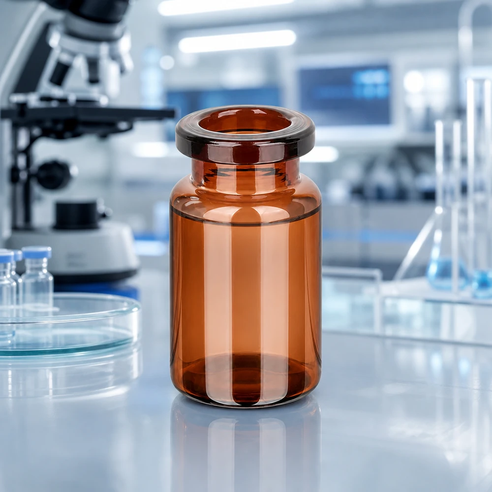 Injektionsflasche 5ml Braunglas für pharmazeutischen Einsatz Pacadura Laborbedarf Fachhandel
