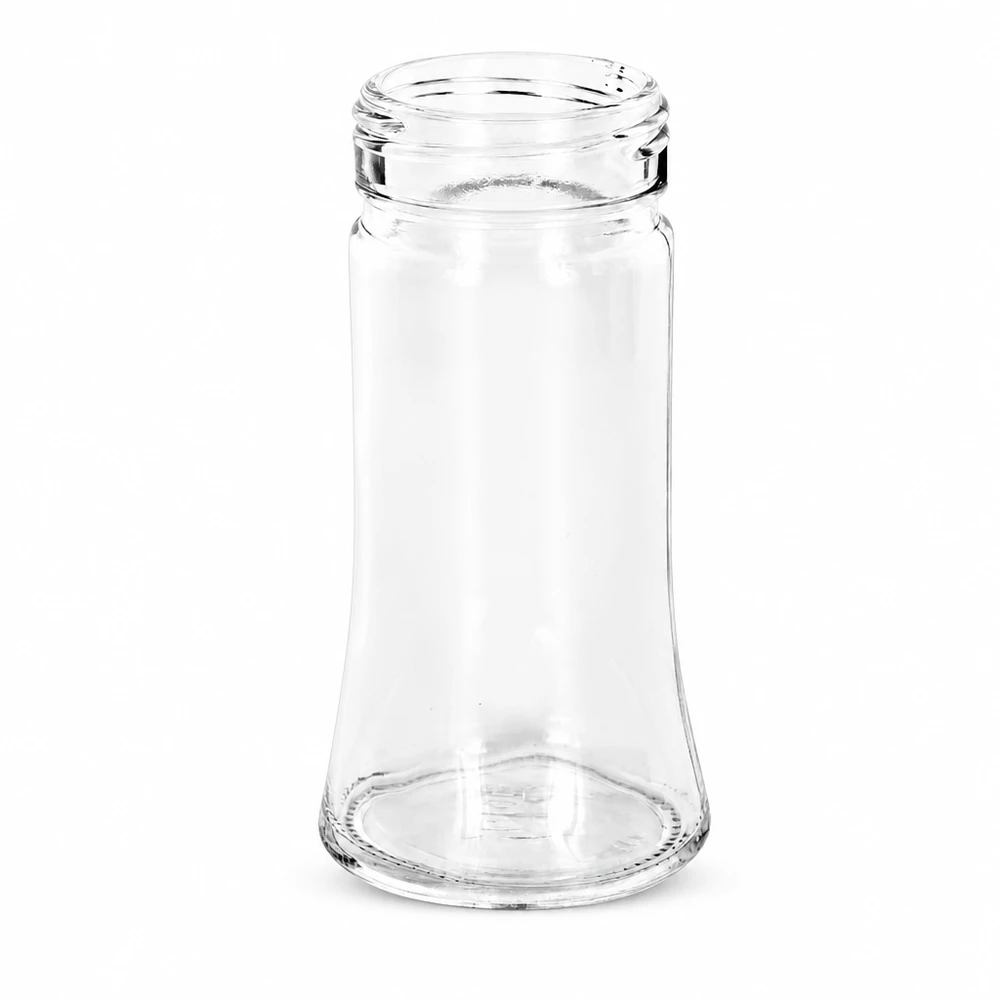 Salz- und Gewürzglas Bobby 95ml Klarglas mit 41mm Gewinde für gewerblichen Einsatz