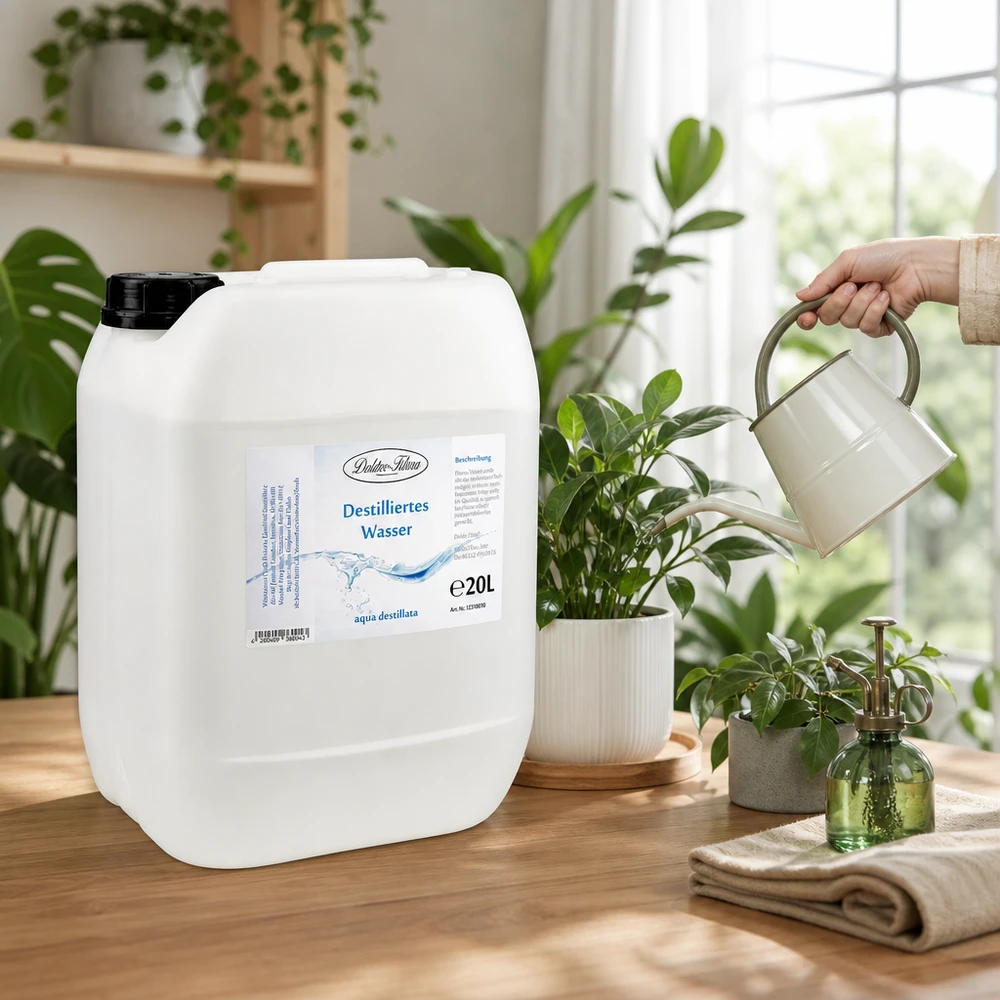 Destilliertes Wasser 20L Doktor-Klaus 20L Destilliertes Wasser Doktor-Klaus im Kanister für professionellen Gewerbeeinsatz bei Pacadura.de