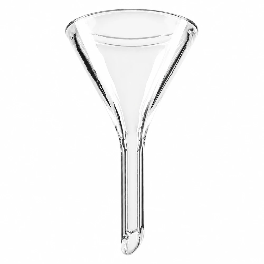 Trichter ø30mm Kalk-Soda, Winkel 60°, Kurzstil Glastrichter 30mm Durchmesser Kalk-Soda-Glas 60 Grad Winkel Kurzstiel für professionelle Laboranwendungen