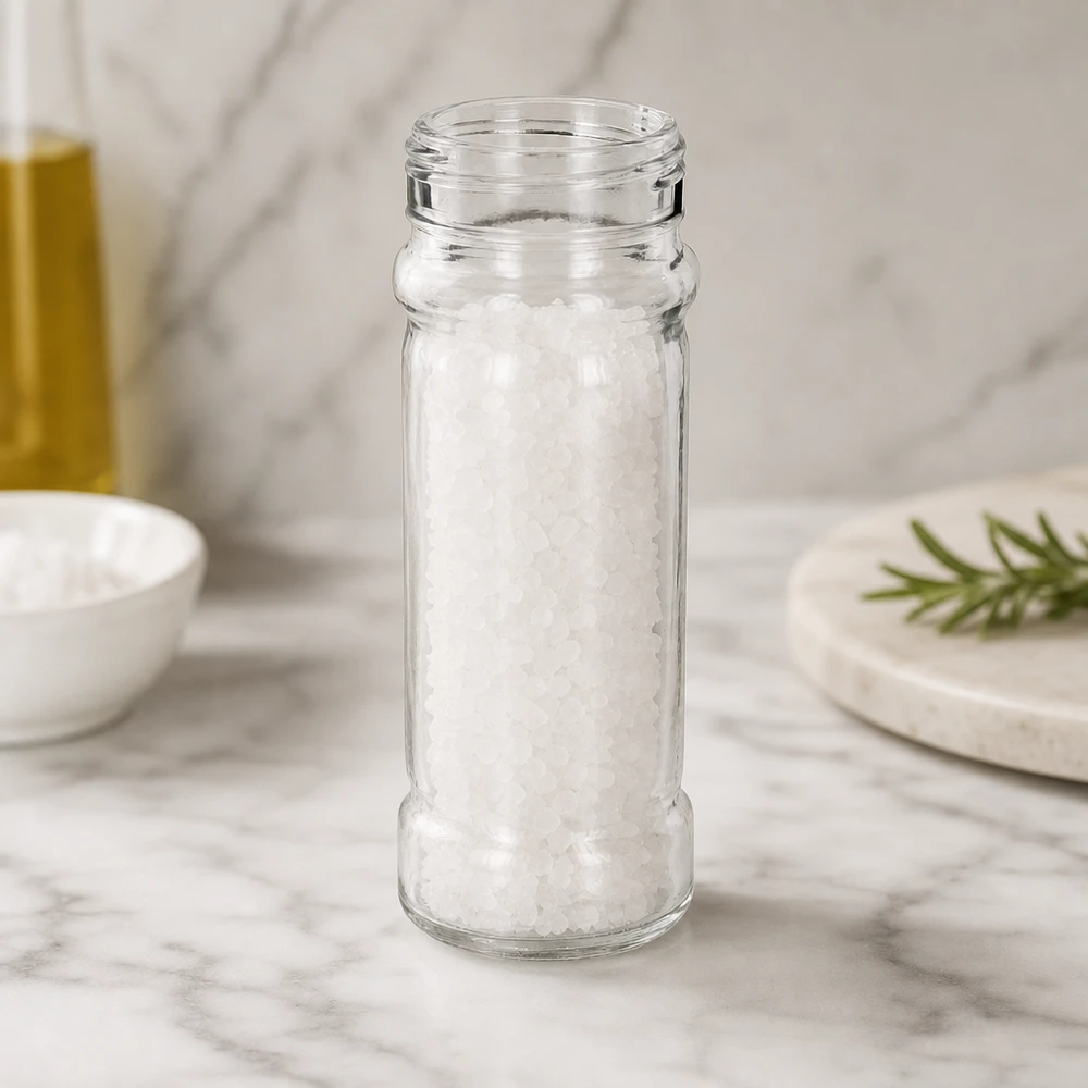 Salz-Gewürzglas Mary 100ml Klarglas Gewinde 41mm für gewerblichen Einsatz Pacadura