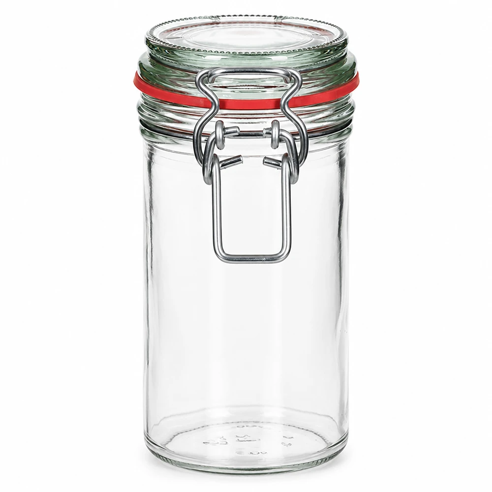 272ml Vorratsglas Typ G mit Bügelverschluss UN.. 272ml Vorratsglas mit Bügelverschluss aus Klarglas für gewerbliche Lebensmittellagerung und professionelle Küchen