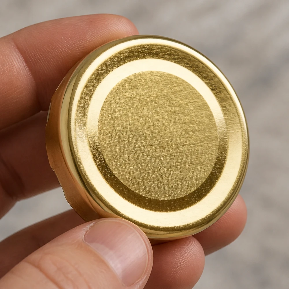 48mm BasicSeal Deckel gold (TO48) UNiTWIST 48mm BasicSeal Twist-Off-Deckel TO48 gold Metalldeckel für Einmachgläser gewerblicher Einsatz Großhandel Pacadura