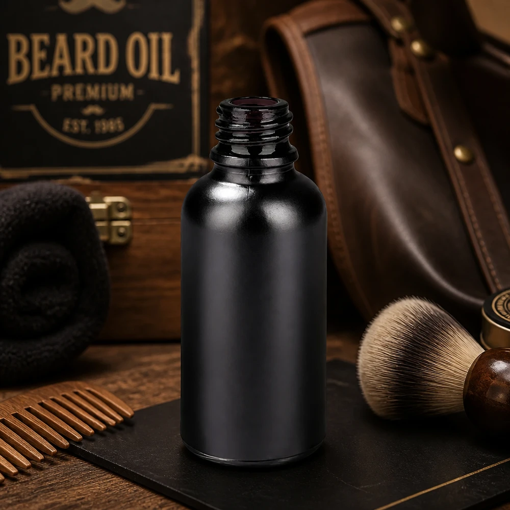30ml Apothekerflasche BlackLine UT18/30 UNiTWIST 30ml Apothekerflasche BlackLine UT18/30 UNiTWIST schwarz Glas professionell für Bartöl Kosmetik Fachhandel