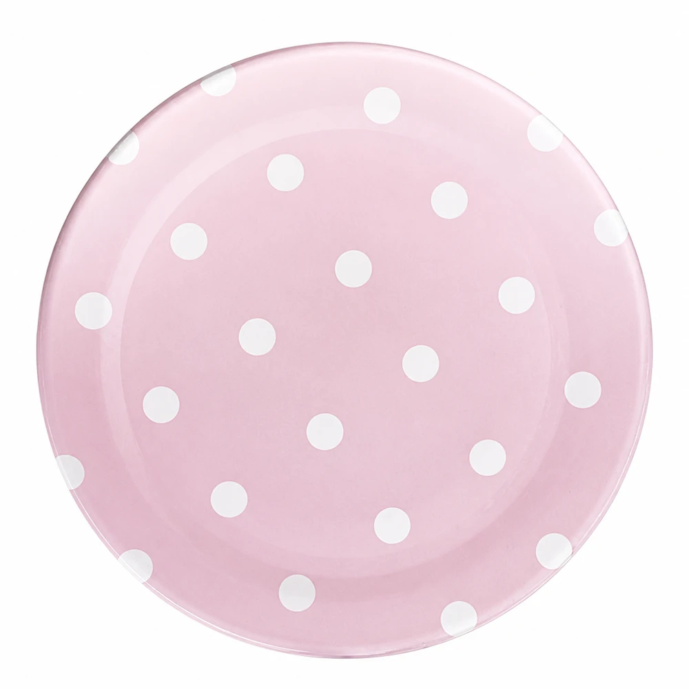 58mm BasicSeal Deckel TO58 rosa matt mit weißen Punkten für Einmachgläser Großhandel Pacadura