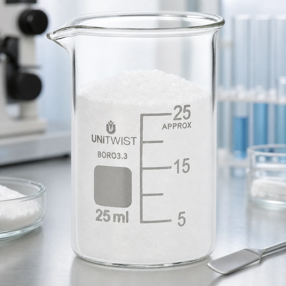Becherglas 25ml Borosilikat niedrige Form UNiTWIST für professionellen Laboreinsatz im Fachhandel
