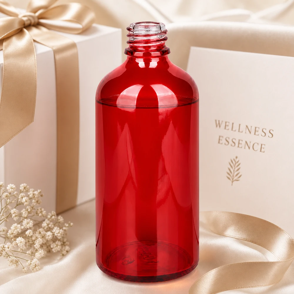 100ml Apothekenflasche RedLine UT18/100 UNiTWIST 100ml Apothekerflasche RedLine UT18/100 UNiTWIST rotes Glas für professionellen Gewerbeeinsatz bei Pacadura